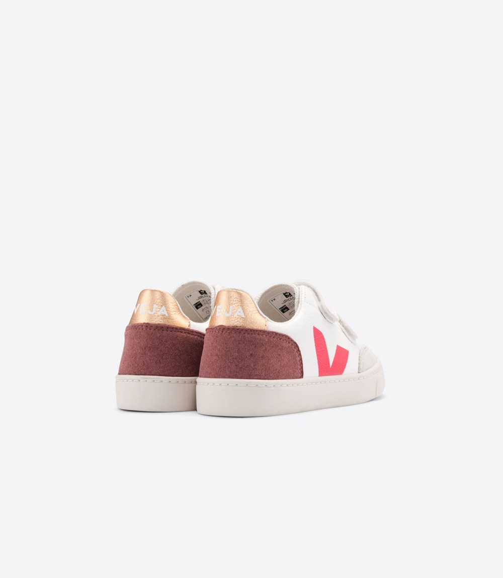 Veja Sneakers Kids - V-12 Velcro Chromefree - White - 1260EOFJN